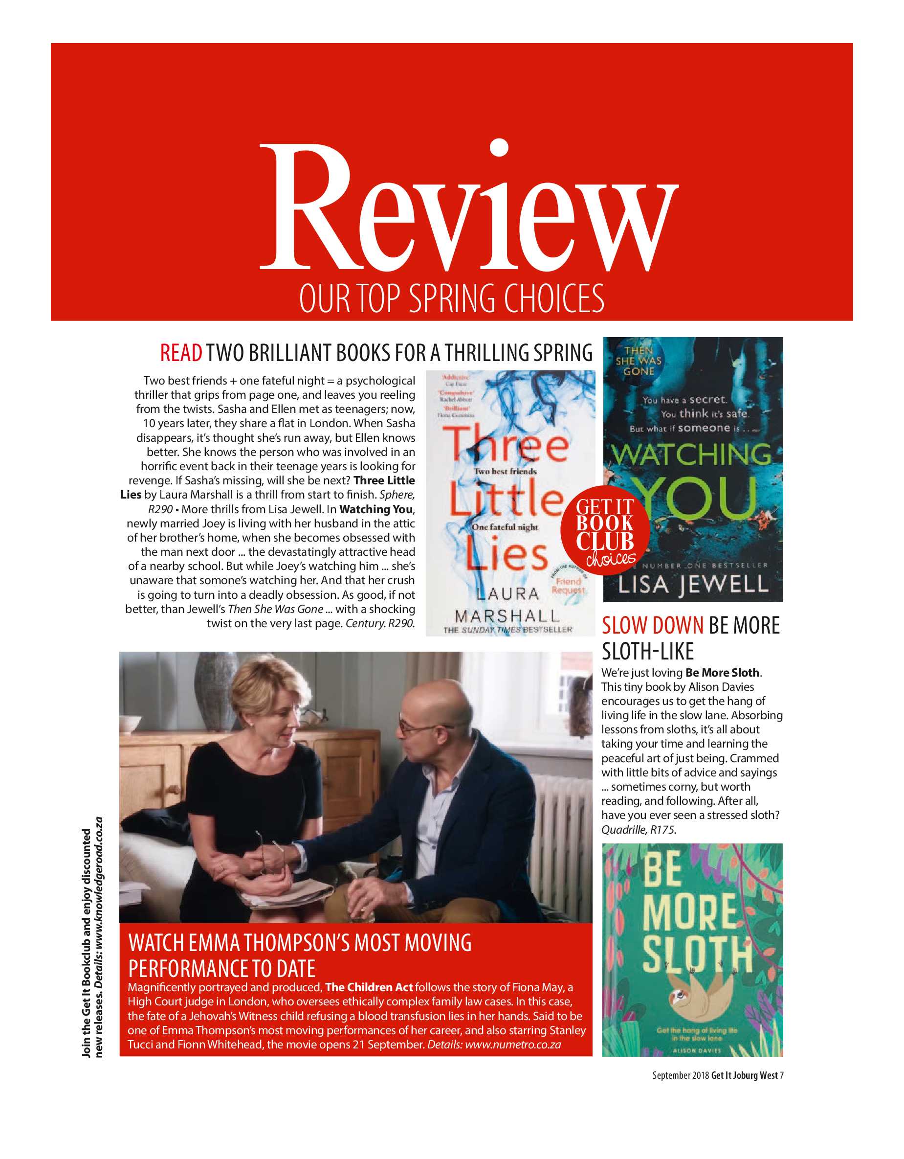 Get JHB West – September 2018 page 7